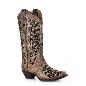 A3569 | Glitter Inlay Boot