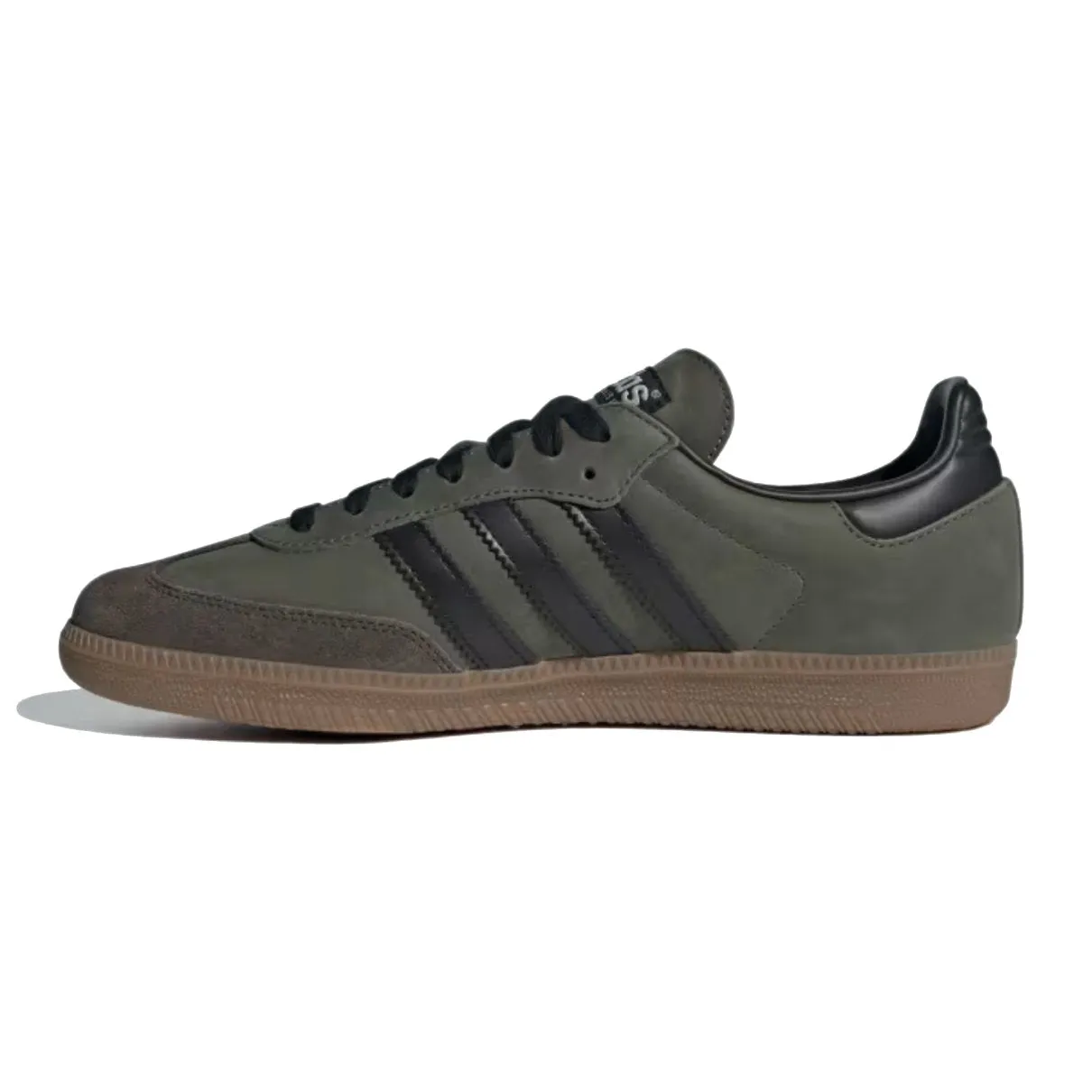 Adidas Men's Samba OG Base Green/Core Black/Brown Desert