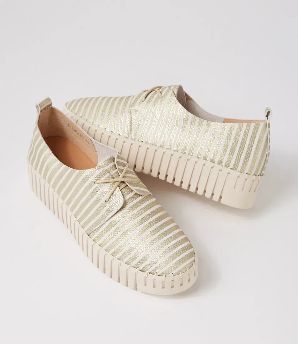 Brenda (Milk & Gold Stripe)