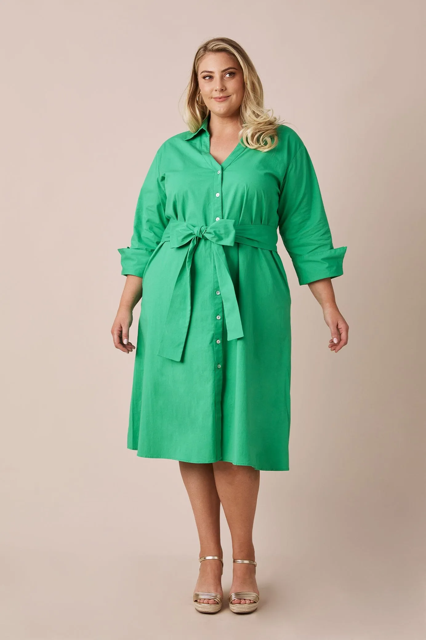 Celia Dress Green