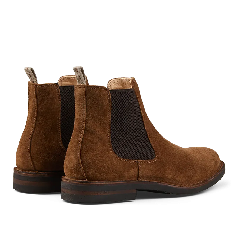 Dark Khaki Suede Charlyflex Chelsea Boots