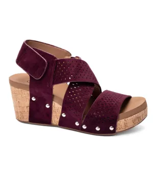 Guilty Pleasure in Wine Faux Suede by Corkys