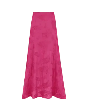 Jordana Long Skirt - Orchid