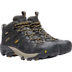 KEEN Utility Men's Lansing Mid Waterproof Steel Toe Hiker Boots