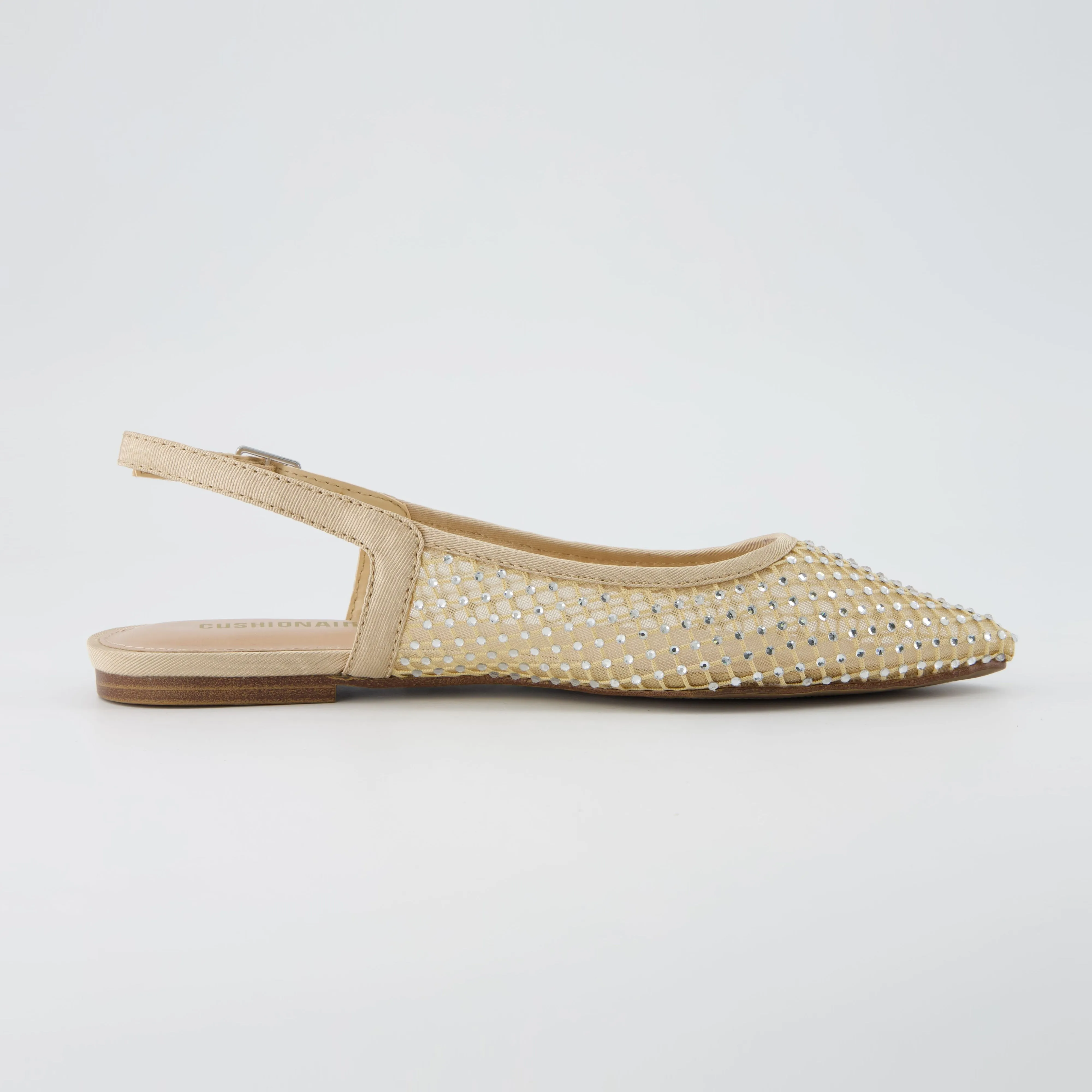 Lark Mesh Slingback Flat