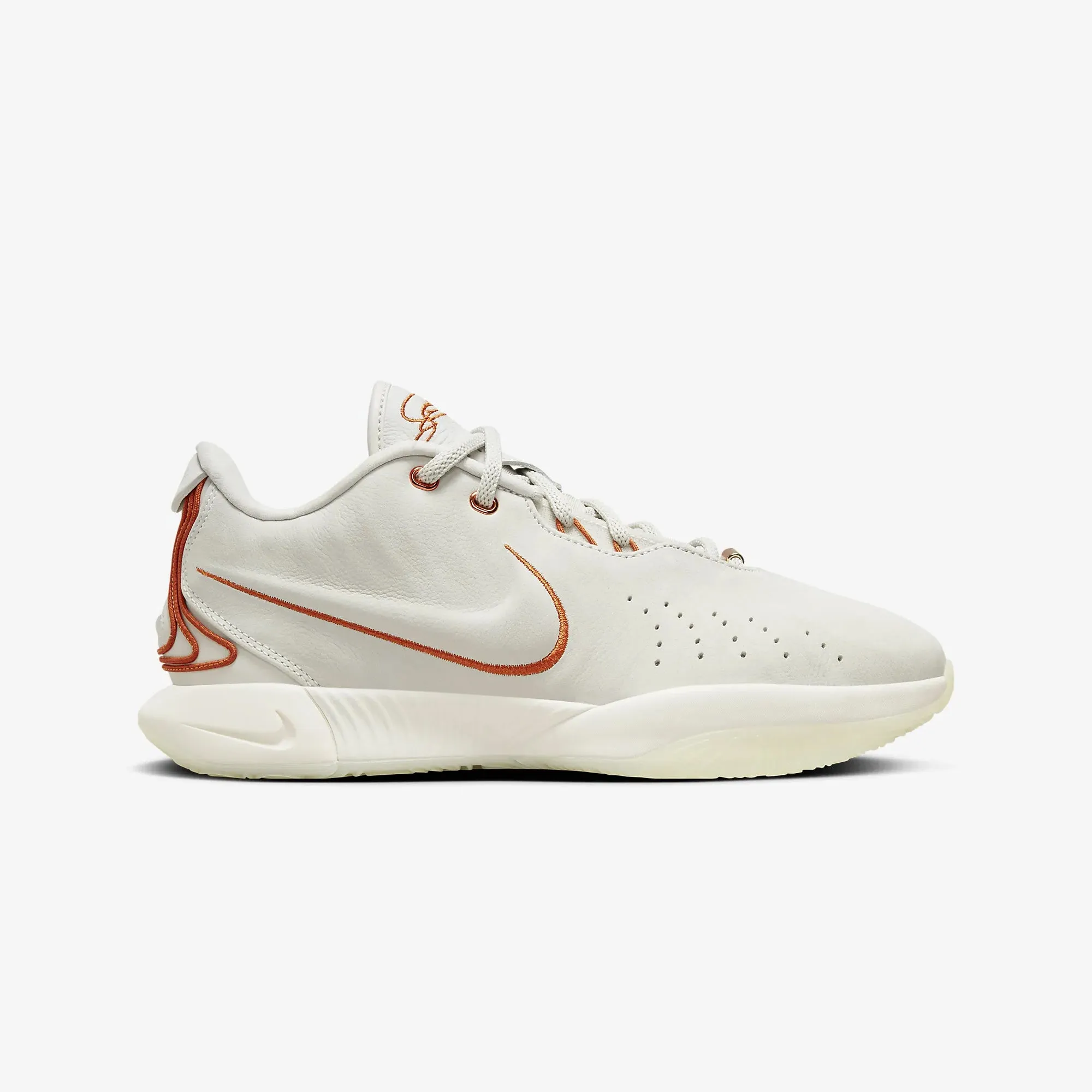 LEBRON XXI 'AKOYA' EP 'LIGHT BONE/COCONUT MILK/DRAK RUSSET'