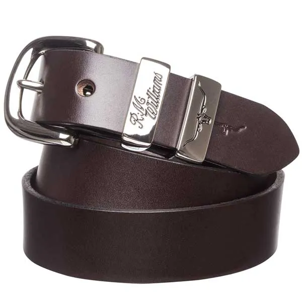 RM WILLIAMS Belt - Men's CB440 Leather 1.25" 3 Piece - Chestnut