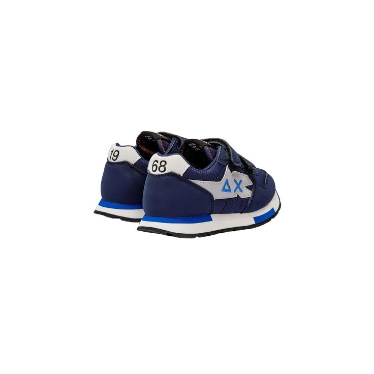 Sun68 children's sneakers shoe with tear Niki Solid Z43321B 07 blue