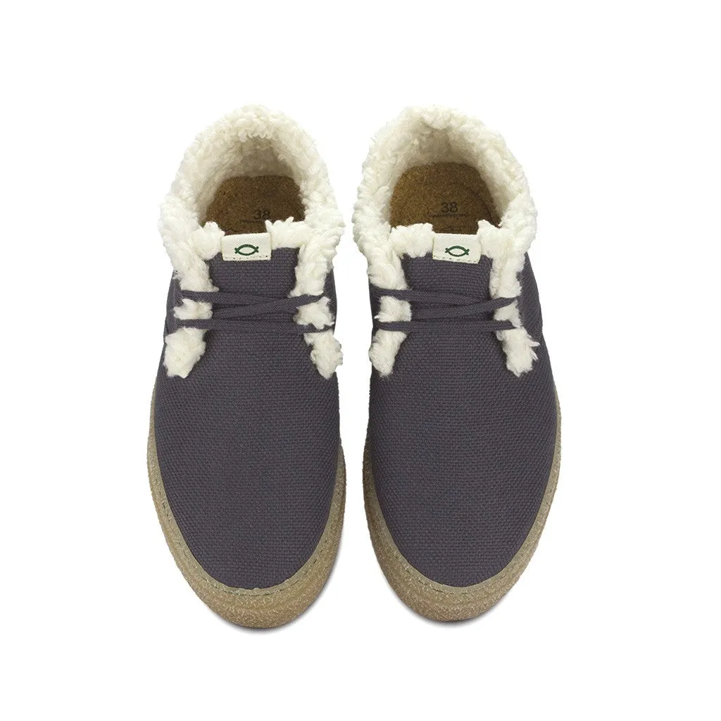 Vegan winter shoe gray GOO022