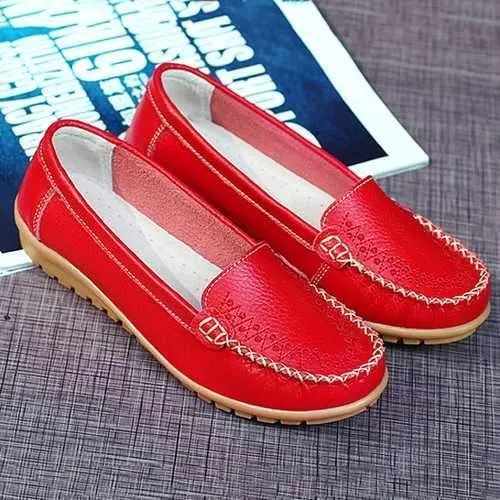 Women Flat Shoes Casual Slip On Outdoor Loafers