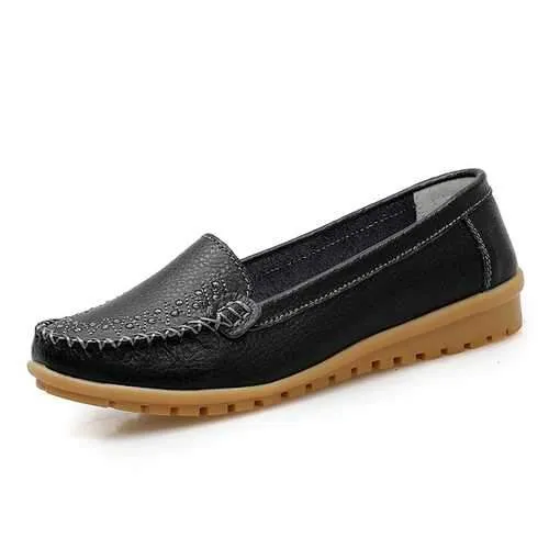 Women Flat Shoes Casual Slip On Outdoor Loafers